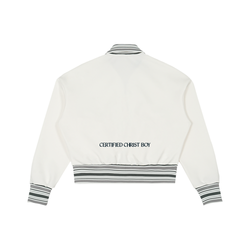 Striped Rib Collar Zip Jacket | ChristBoyz